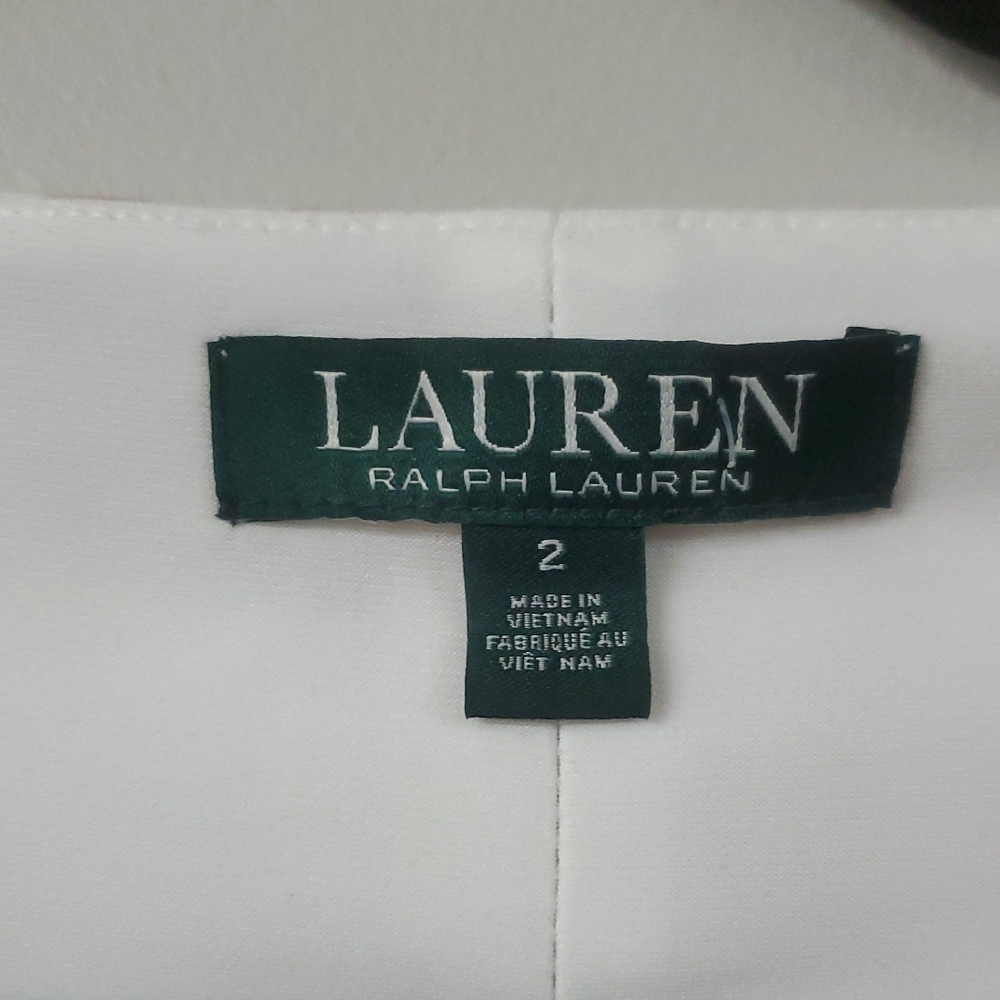 Lauren Ralph Lauren Floral Wrap Dress - Pink and White - Picture 5 of 8